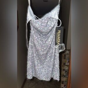 Primavera size 4 crystal lilac dress brand new with tags